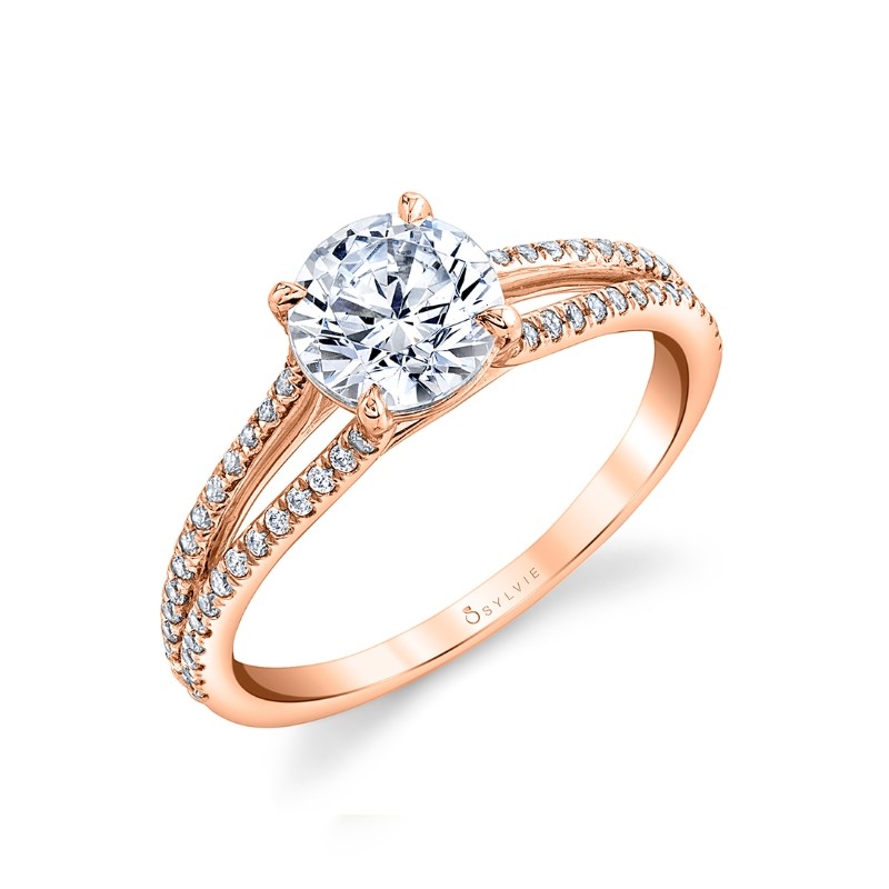 Split Shank Engagement Ring - Janine