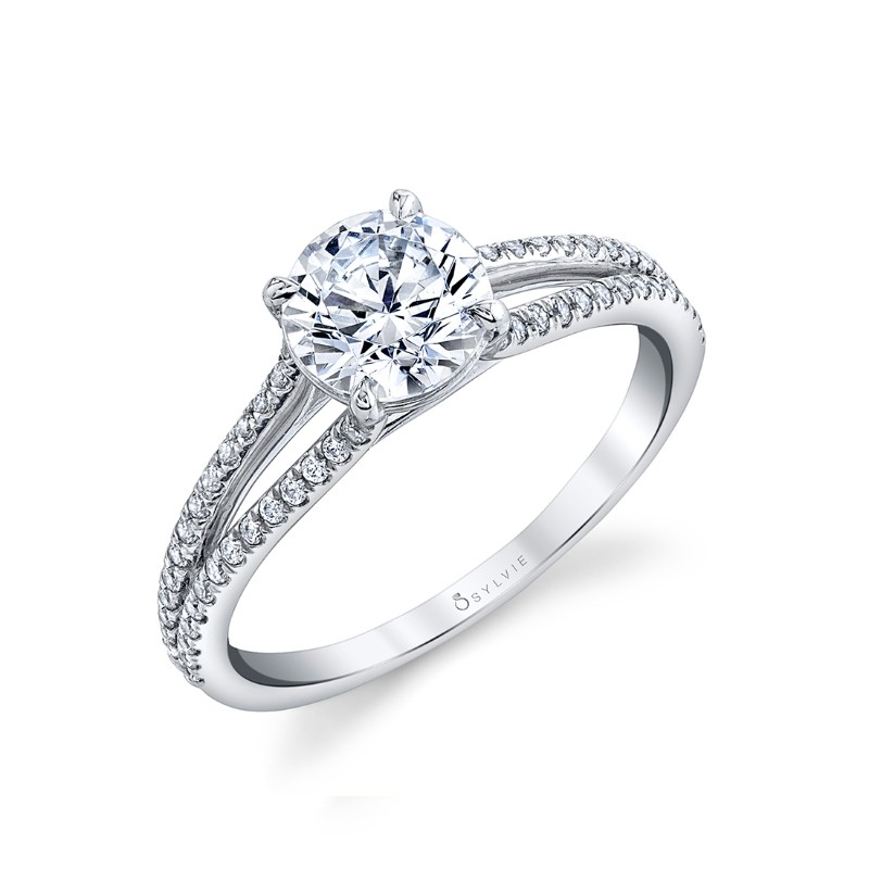 Split Shank Engagement Ring - Janine