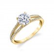 Split Shank Engagement Ring - Janine