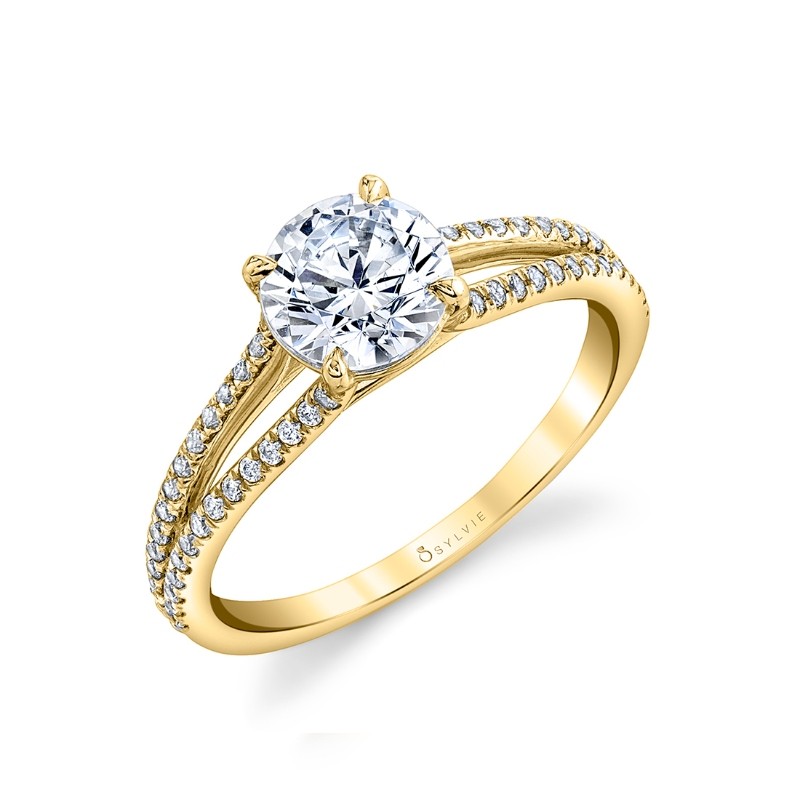 Split Shank Engagement Ring - Janine