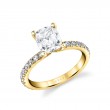 Cushion Cut Classic Engagement Ring - Vanessa