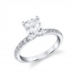 Cushion Cut Classic Engagement Ring - Vanessa
