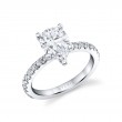 Pear Cut Classic Engagement Ring - Vanessa