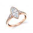 Marquise Cut Vintage Engagement Ring - Brianna