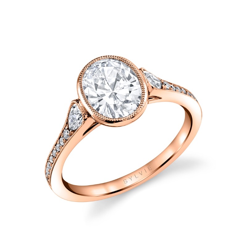 Oval Cut Vintage Engagement Ring - Brianna