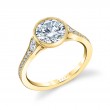 Round Cut Vintage Engagement Ring - Brianna