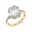 Emerald Cut Vintage Engagement Ring - Presley