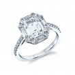 Emerald Cut Vintage Engagement Ring - Presley