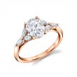 Oval Cut Multi Marquise Engagement Ring - Dawsyn
