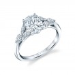 Oval Cut Multi Side Stone Engagement Ring - Daylin