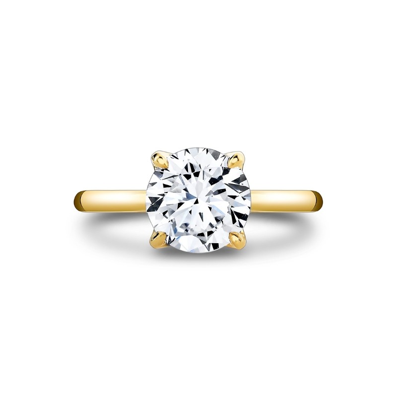 Tulira Solitaire Marquise Petal Prong Engagement Ring - Chrys