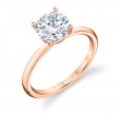 Round Cut Solitaire Engagement Ring - Blake