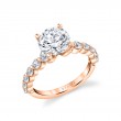 Round Cut Classic Engagement Ring - Gisele