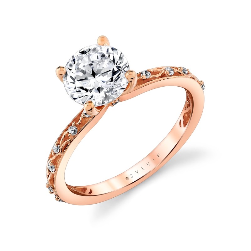 Tulira Flower and Vine Engagement Ring - Fauna