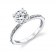 Tulira Flower and Vine Engagement Ring - Fauna