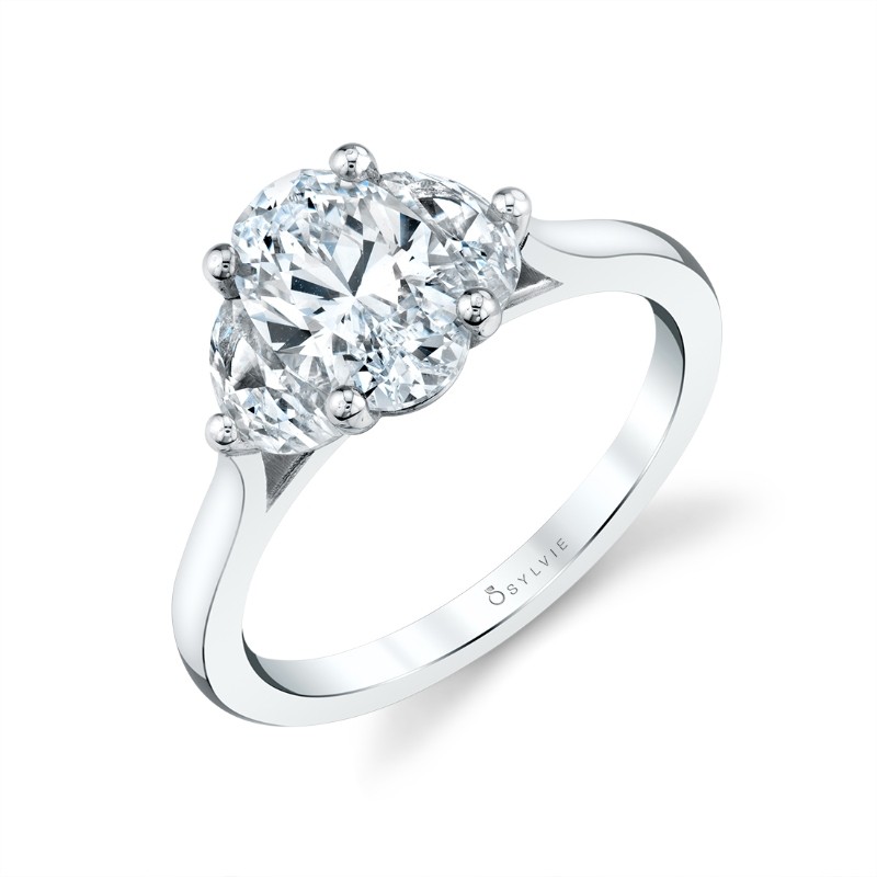 Three Stone Engagement Ring - Melisandre