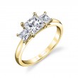 Three Stone Engagement Ring - Micheline
