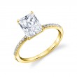 Radiant Cut Classic Engagement Ring - Roux