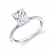 Radiant Cut Classic Engagement Ring - Roux
