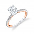 Iconelle Two Tone Engagement Ring - Audrey
