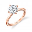 Iconelle Solitaire Compass Set Engagement Ring - Kate