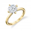 Iconelle Solitaire Compass Set Engagement Ring - Kate