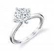 Iconelle Solitaire Compass Set Engagement Ring - Kate