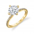 Iconelle Compass Set Engagement Ring - Uma
