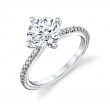 Iconelle Compass Set Engagement Ring - Uma