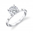 Iconelle Flush Set Round Engagement Ring - Sedona