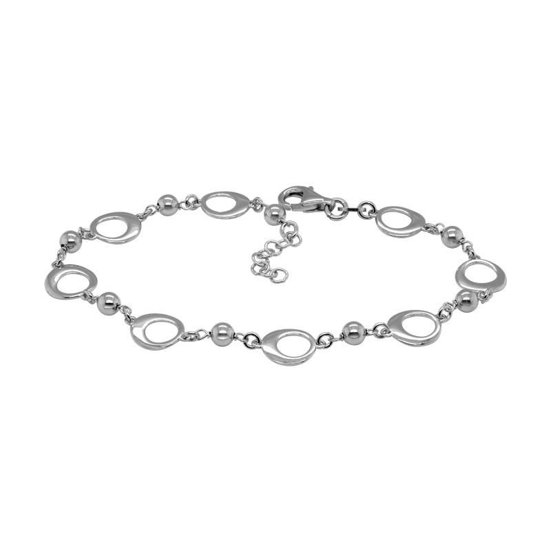 STERLING SILVER (RHODIUM PLATED) 7+1