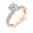 Round Cut Classic Engagement Ring - Octavie