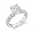 Round Cut Classic Engagement Ring - Octavie