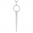 STERLING SILVER (RHODIUM PLATED 22+2