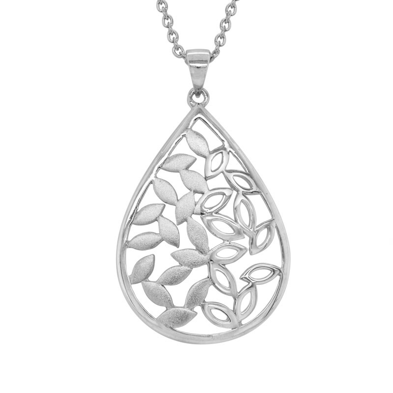 STERLING SILVER (RHODIUM PLATED) 16+2