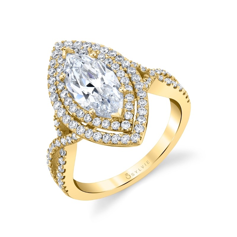 UNIQUE MARQUISE ENGAGEMENT RING - Jocelina