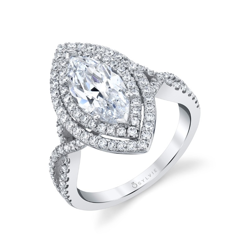 UNIQUE MARQUISE ENGAGEMENT RING - Jocelina
