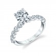 Oval Cut Single Prong Engagement Ring - Karol