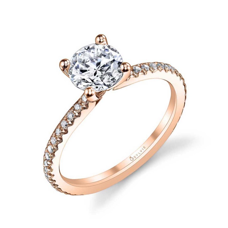 Round Cut Classic Engagement Ring - Adorlee