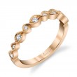 Spiral Stackable Band in Rose Gold - Valentine