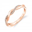 Spiral Diamond Wedding Ring - Claire