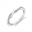 Diamond Spiral Wedding Ring - Evangeline