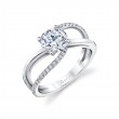Split Band Engagement Ring - Flavia