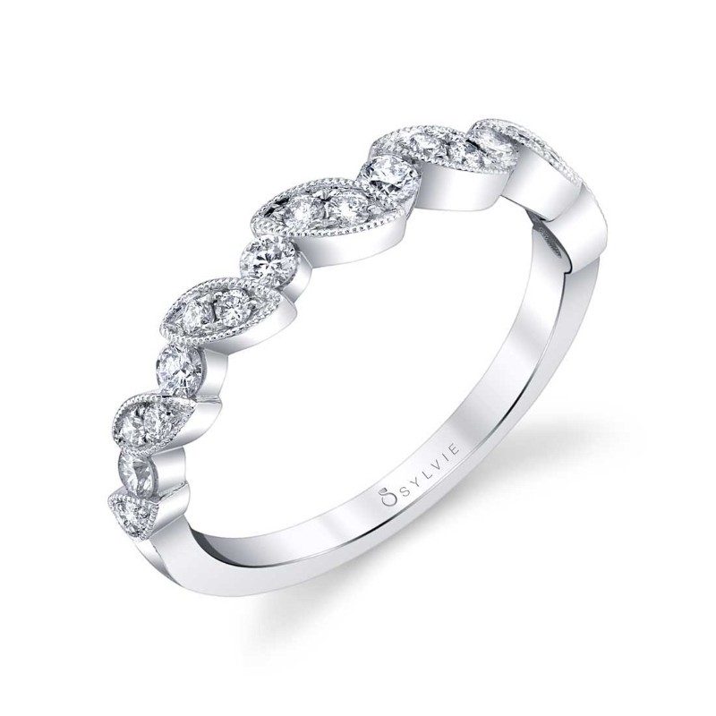 Stackable Diamond Band - Lily