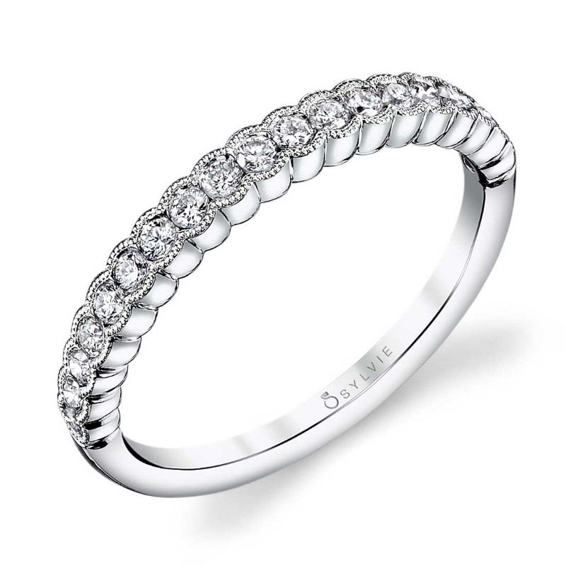 Stackable Wedding Band - Angeline
