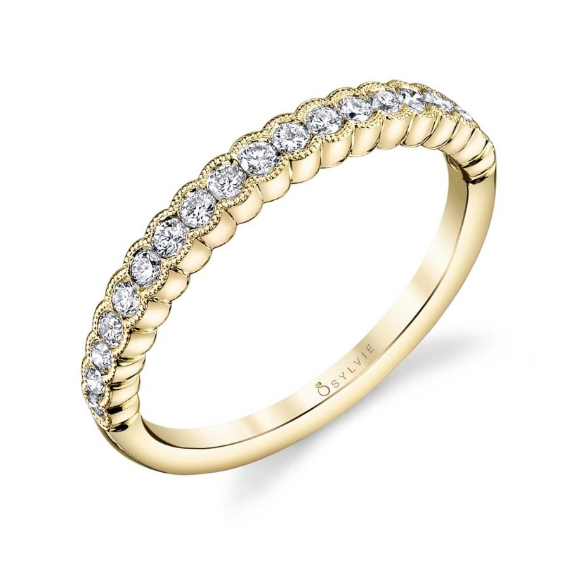 Stackable Wedding Band - Angeline