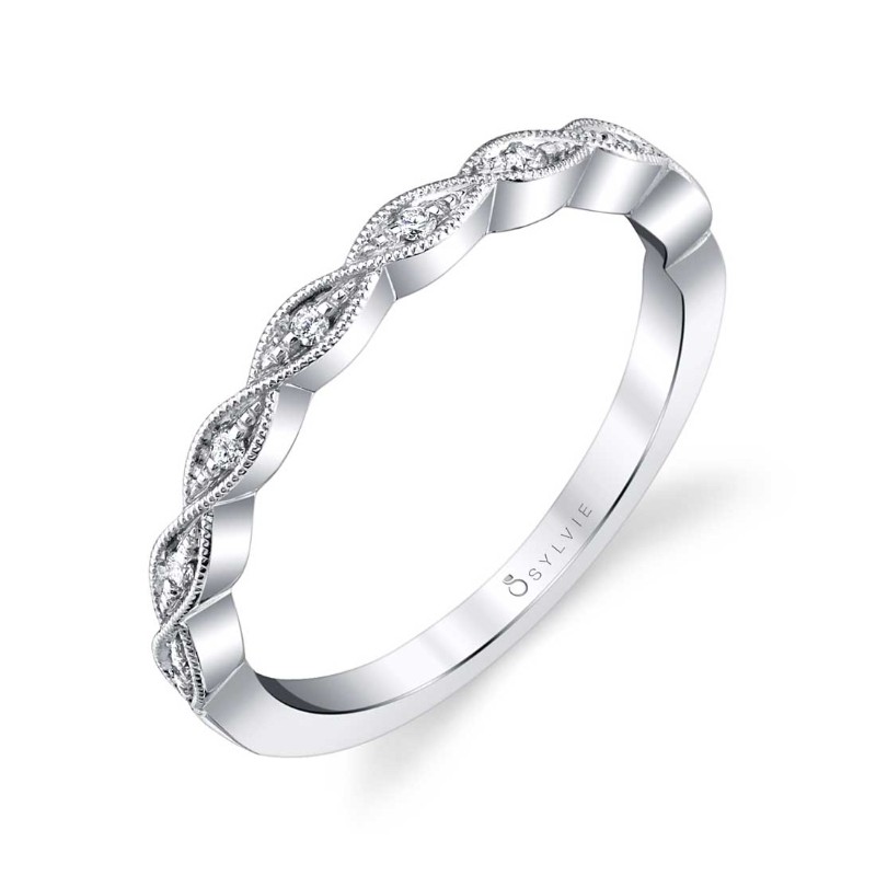 Stackable Wedding Band - Berdine