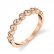Rose Gold Stackable Wedding Band - Mila
