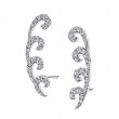 Diamond Swirl Ear Climbers