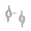 Two-Row Diamond Ear Climbers